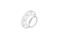 FLANGE DN100 ISO FORM R 1.4539