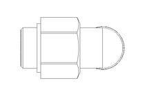 L-Steckverschraubung QSRL-G3/8-10-K-SA