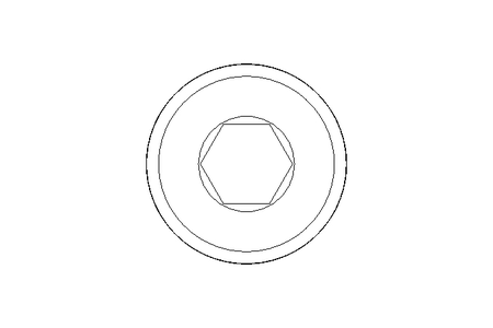 Vis cyl. M6x8 A2 70 DIN7984