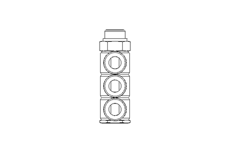 Mehrfachverteiler QSLV3-G1/4-8-K-SA