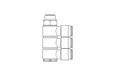 Mehrfachverteiler QSLV3-G1/4-8-K-SA