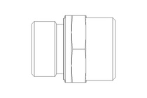 Einschraubstutzen L 22 G3/4" St ISO8434