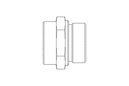 Encaixe tubo/união rosc. L 42 G 1 1/2"