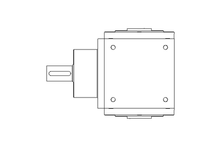 Kegelradgetriebe Typ V160 I=1:1