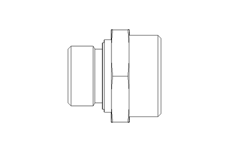 Connecting piece L 28 G3/4" St ISO8434