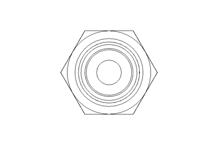 Reducing coupling L 15/10 St ISO8434