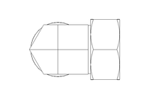 Racor roscado acodado L 35 St ISO8434