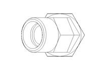 Threaded elbow connector L 15 M22x1,5 St