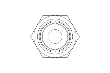 Reducing coupling L 22/15 St ISO8434