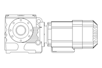 Motor engrenagem sem fim 0,37kW 32 1/min