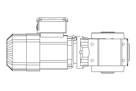 Schneckengetriebemotor 0,37kW 32 1/min