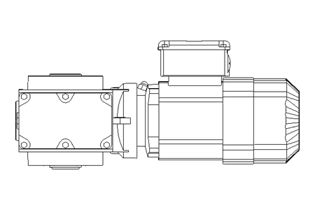 Motor engrenagem sem fim 0,37kW 32 1/min