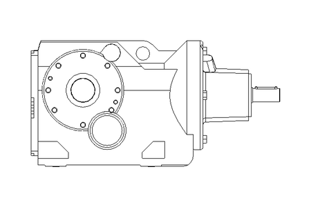 Kegelradgetriebe KH47 i=21,81