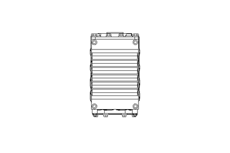 Flat gear servo motor 64 Nm