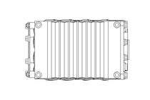 Flat gear servo motor 25 Nm