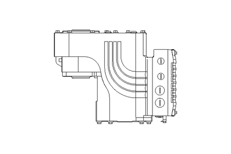 Flat gear servo motor 400 Nm