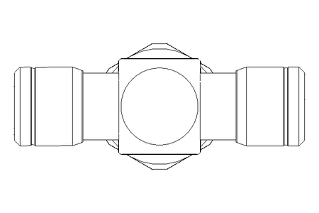 T-Steckverschraubung G1/4 D 6 Niro