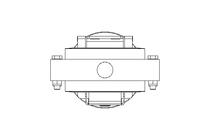 Butterfly valve B DN065 OVO NC E D5