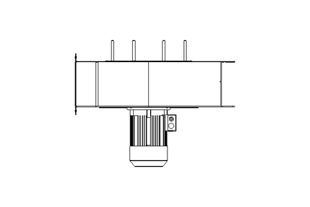 Radialventilator 230 V 1500 W