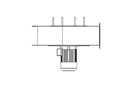 Radialventilator 230 V 1500 W