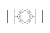 T-connector L 22/22/22 St ISO8434