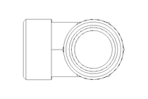 T-connector L 22/22/22 St ISO8434