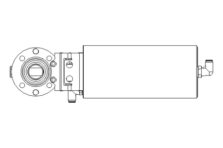 Valvola a farfalla B DN025 OVO AA E