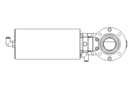 Butterfly valve B DN040 OVO AA E