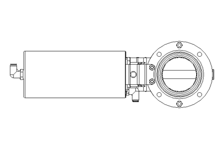 Butterfly valve B DN065 OVO AA E