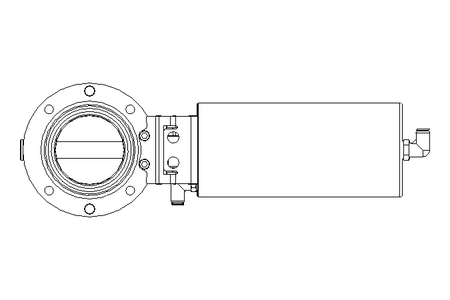 Butterfly valve B DN065 OVO AA E