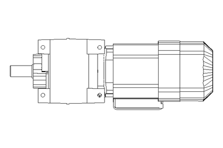 Stirnradgetriebemotor 0,37kW 29 1/min