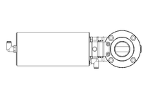 Scheibenventil B DN040 WVM AA E