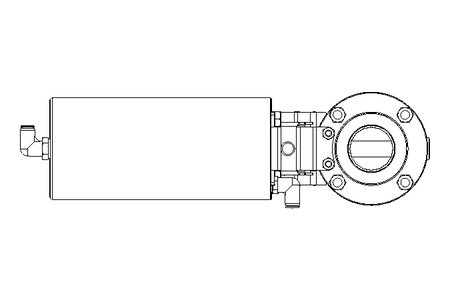 Scheibenventil B DN040 WVM AA E