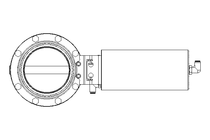 Butterfly valve B DN100 WVM AA E