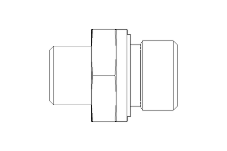 Einschraubstutzen L 8 G3/8" Niro ISO8434