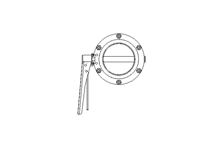 Válvula borboleta B DN100 WVW MA E