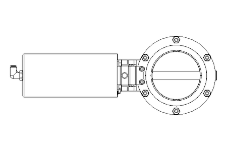 Butterfly valve B DN100 WVW NC E