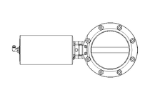 Butterfly valve B DN150 WVW NC E