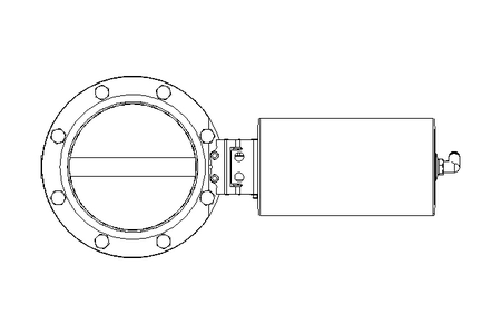 Butterfly valve B DN150 WVW NC E