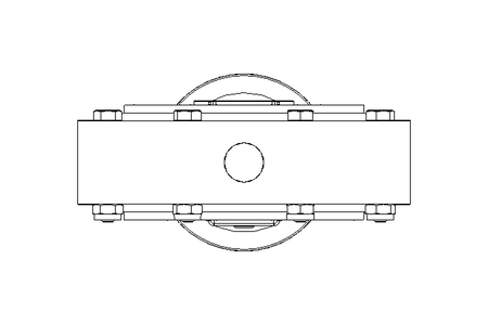 Scheibenventil B DN150 WVW AA E