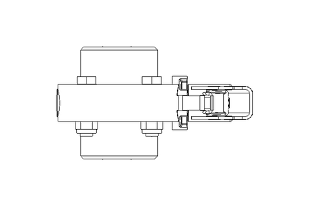 Butterfly valve B DN025 MVM MA E