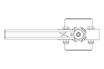 Butterfly valve B DN040 MVM MA E