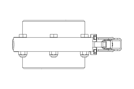 Butterfly valve B DN080 MVM MA E