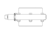 Butterfly valve B DN080 MVM MA E