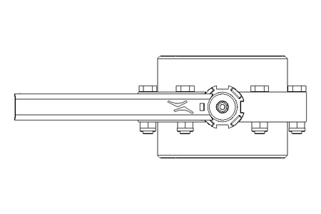 Butterfly valve B DN080 MVM MA E