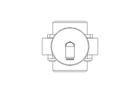 Butterfly valve B DN025 MVM NC E