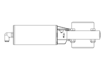 Válvula borboleta B DN040 MVM NC E