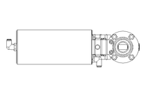 Butterfly valve B DN025 MVM AA E