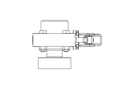 Butterfly valve B DN025 MVL MA E