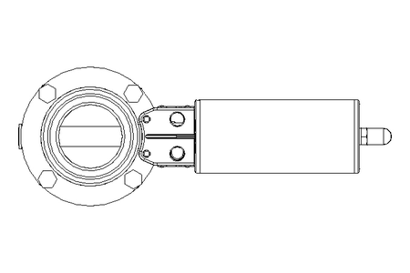 Butterfly valve B DN050 MVL NC E